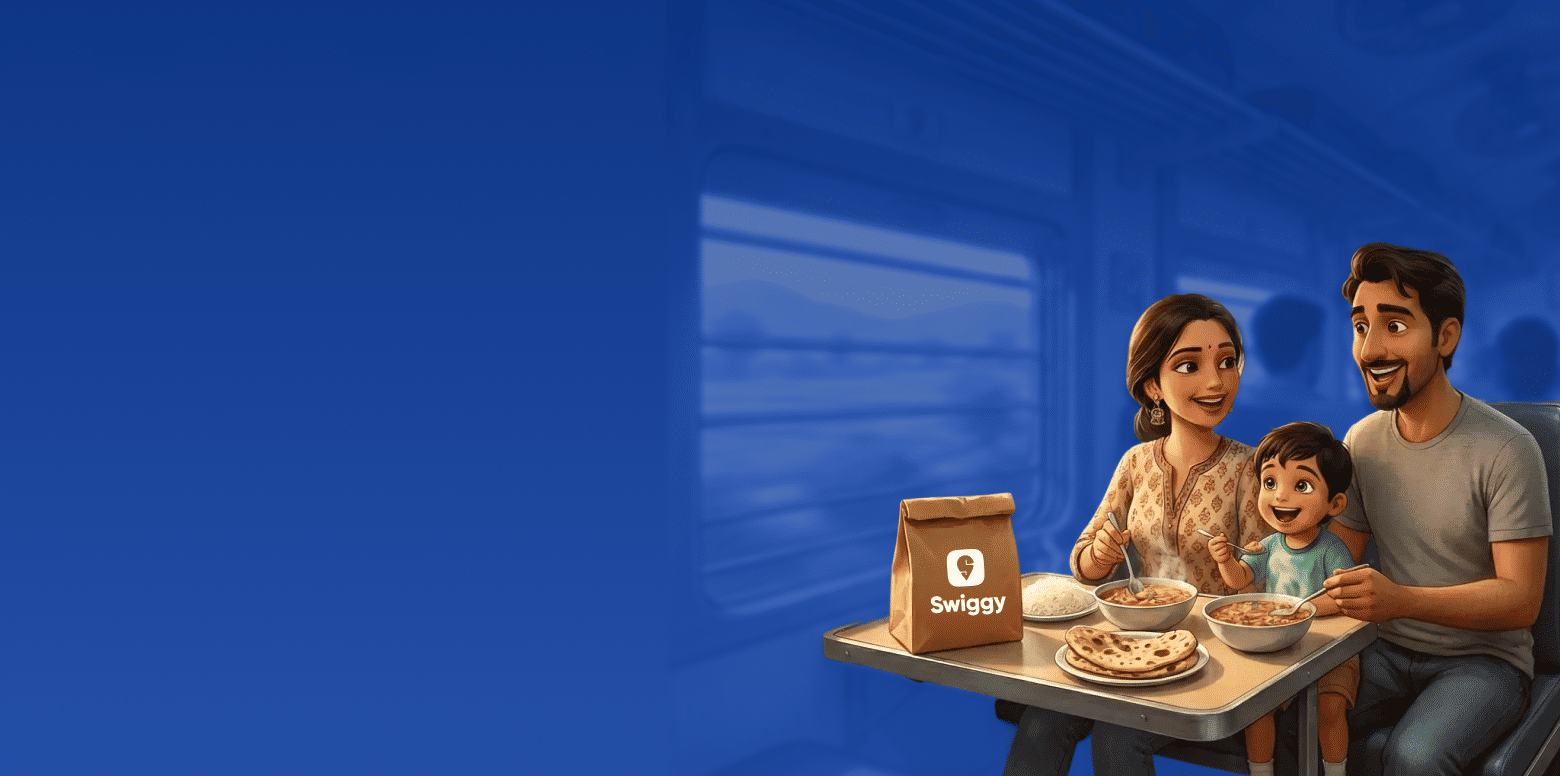 Food on Train with Swiggy