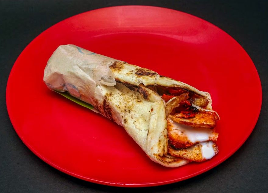 KASHMIRI Chicken Shawarma