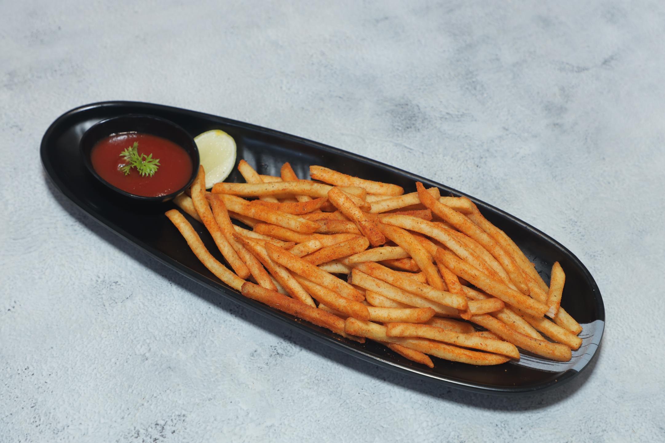 The daily burger, fries & coffee