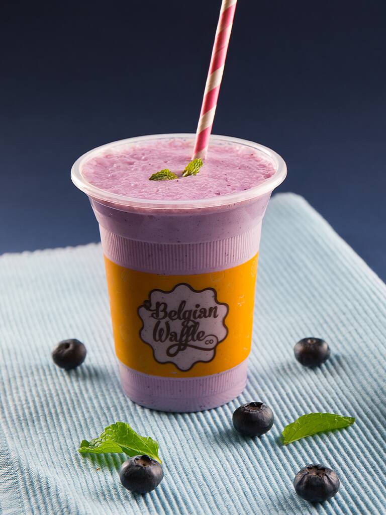 The belgium waffles and desserts