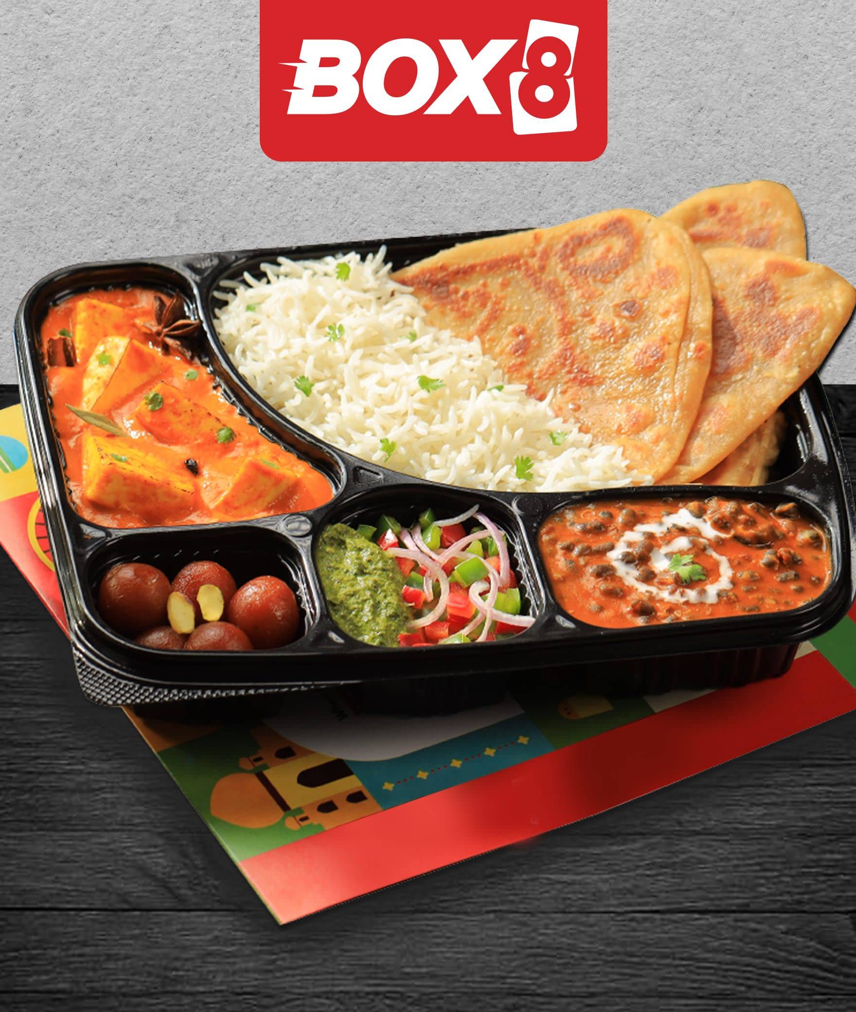 BOX8 Desi Meals Home delivery Order online Shoppers Orbit
