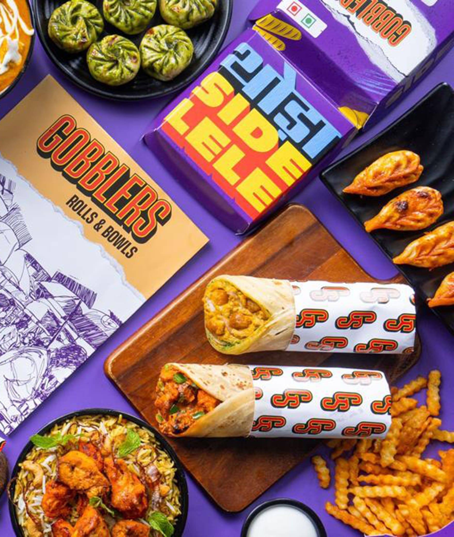 Gobblers Rolls & Bowls Home delivery Order online BagaCalangute