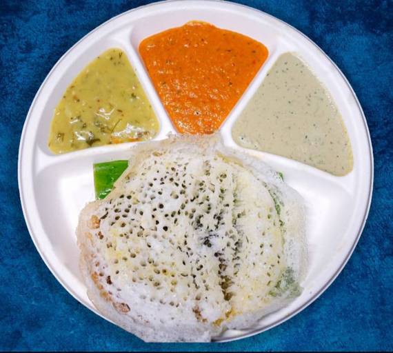 Ghee mulbagal jain plain dosa without red chatni and masala