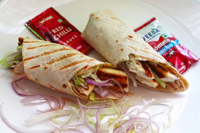Paneer Grilled Wrap