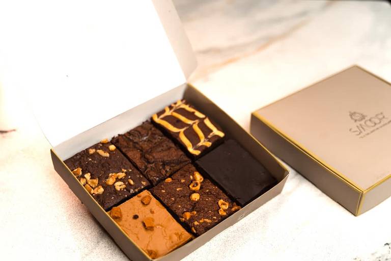 Pack Of 6 Assorted Brownies