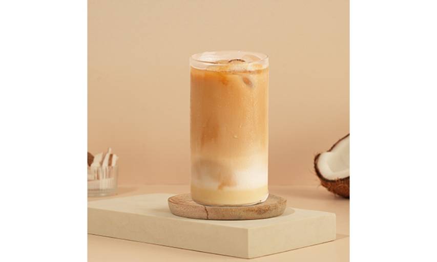 Roasty Coconut Iced Latte