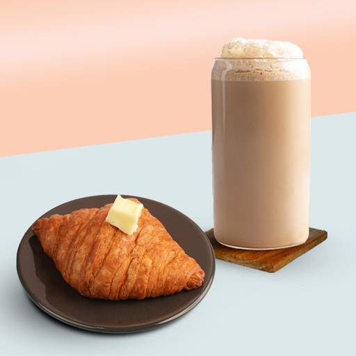 Signature Cold Coffee (R) & Butter Croissant