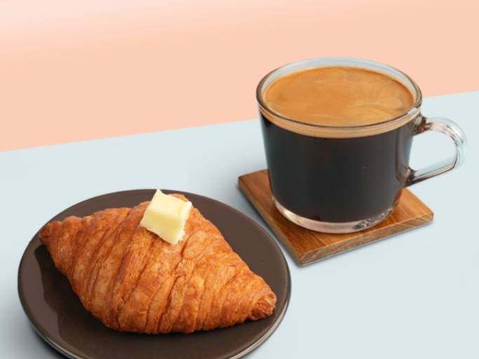 Americano (R) + Butter Croissant