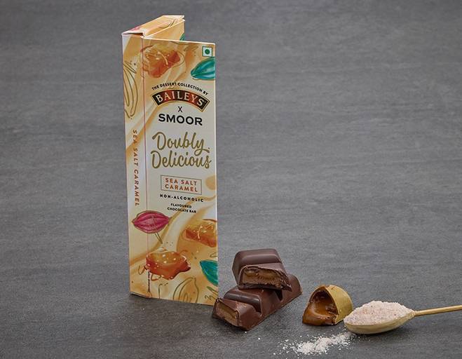 Baileys X Smoor: Sea Salt Caramel Chocolate Bar