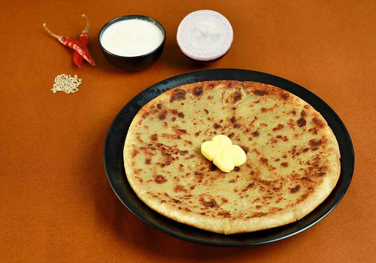 Paneer Tawa Paratha.