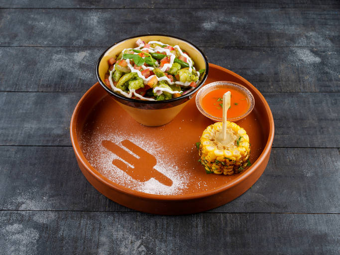 Bowl Burrito Serrano Spiced Grilled Prawns