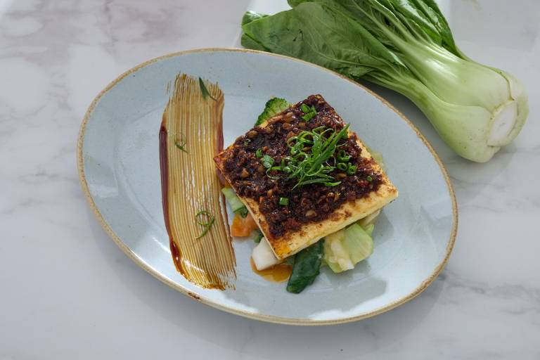 Chilli Garlic Baked Cottage Cheese