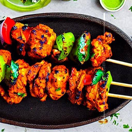 Boneless Chicken Hariyali Tikka