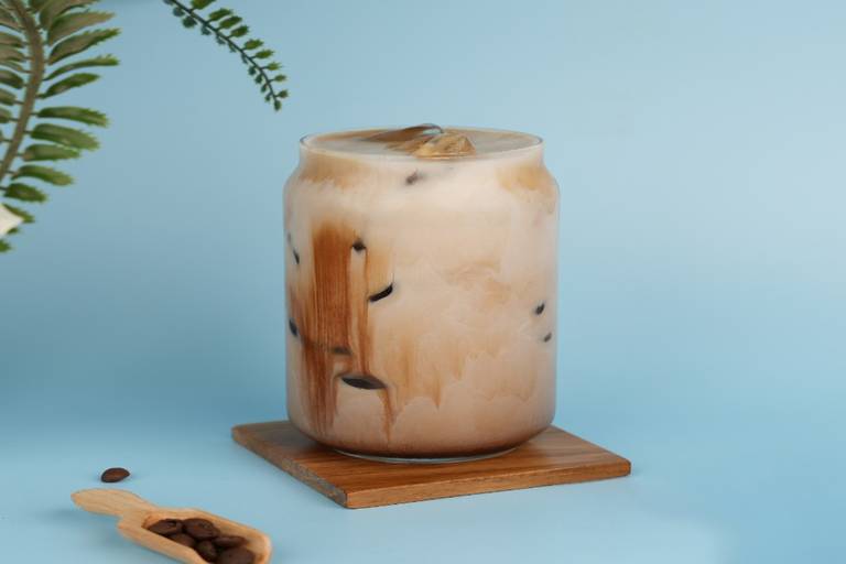 Salted Caramel Iced Latte