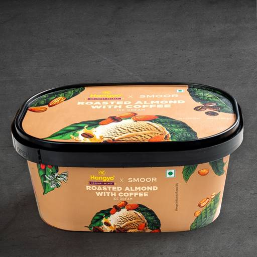 Hangyo Ice Creams: Roasted Almond With Coffee - 500ml