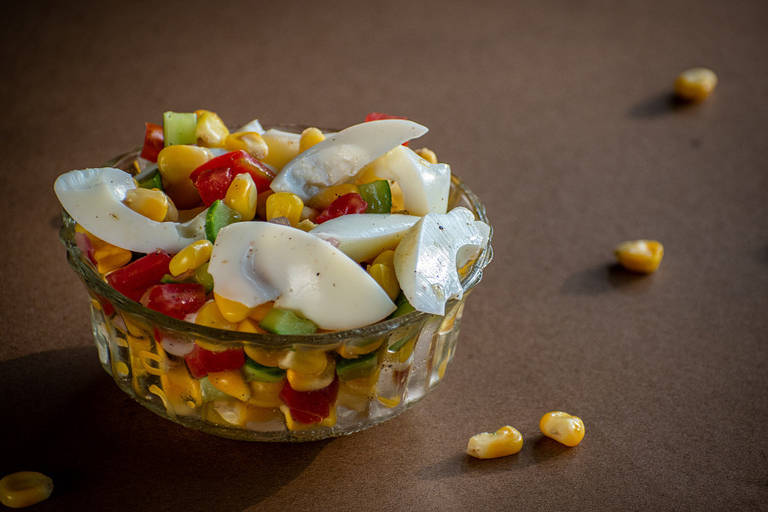 White Egg Chaat