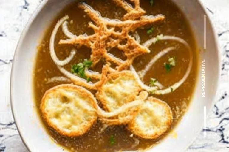 French Onion Chicken Soup