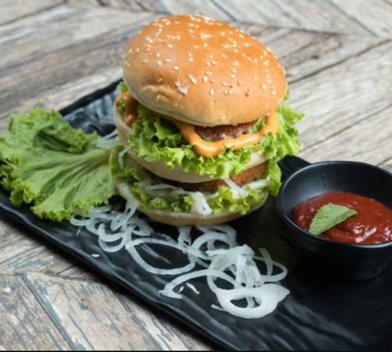Double Chicken Burger