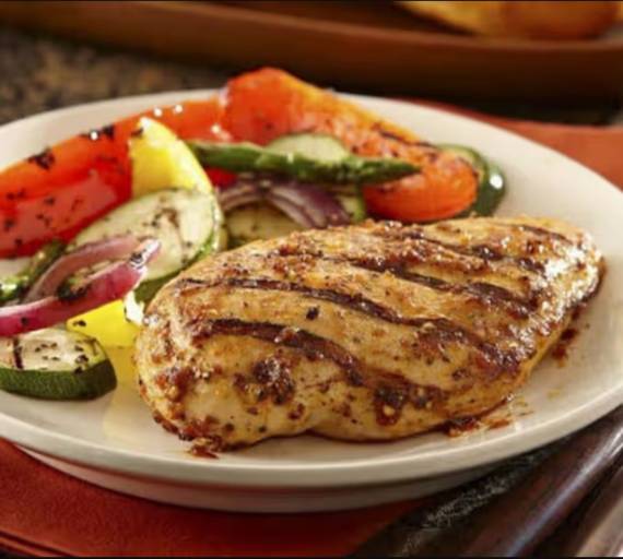 Chicken Steak with BBQ Sauce