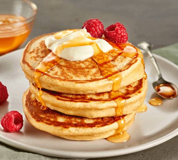 Pancakes with Honey