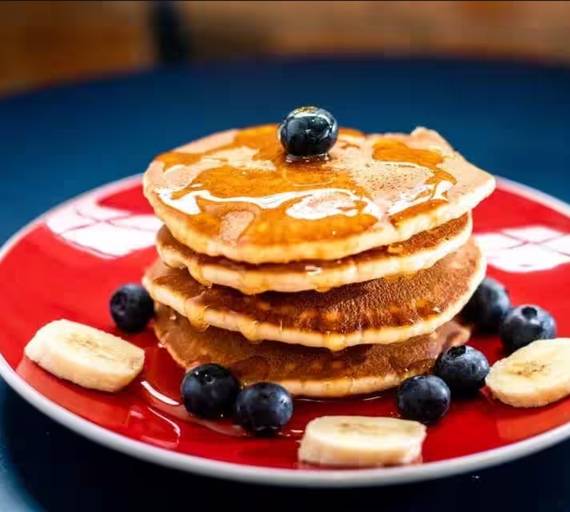 Pancakes with Maple Syrup