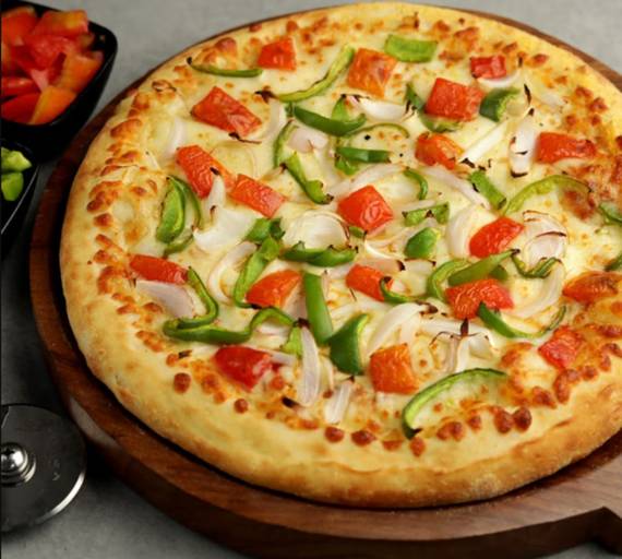 Roasted Bell Peppers Pizza