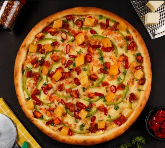 Chicken, Pineapple & Jalapeno Pizza