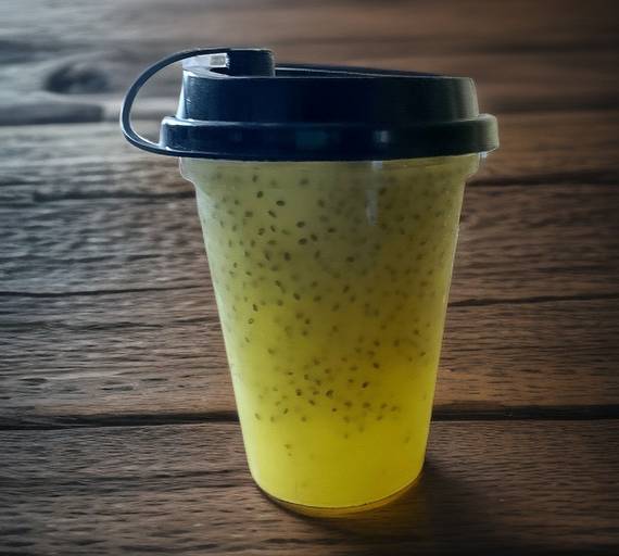 Banana Sabja Seeds Drink ( 200 Ml )
