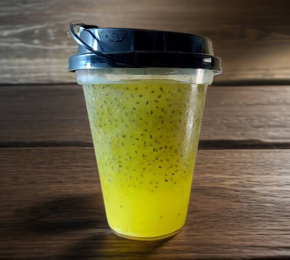 Pineapple Sabja Seeds Drink ( 200 Ml )