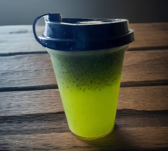Green Apple Sabja Seeds Drink ( 200 Ml )