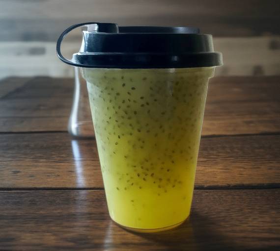 Banana Sabja Seeds Drink ( 200 Ml )