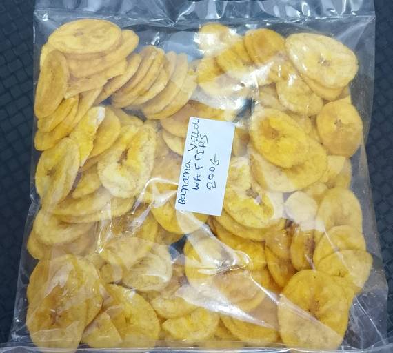 Banana Yellow Waffers ( 200 Gm ) - Banana Yellow chips