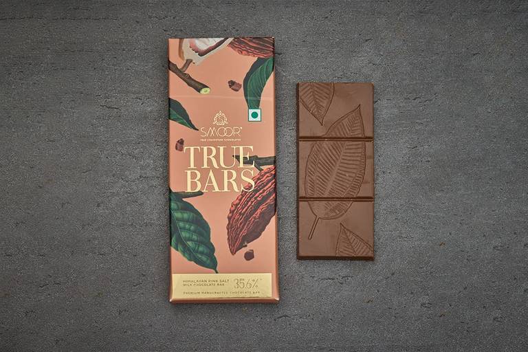 True Bar Himalayan Pink Salt With Milk Chocolate