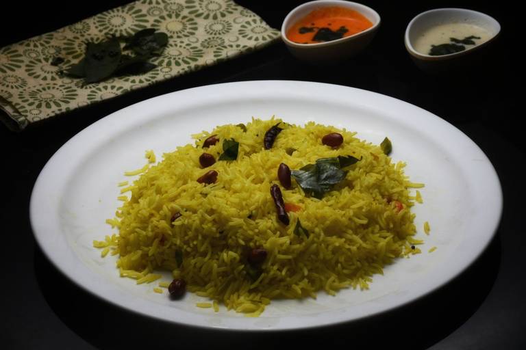 Mango lemon rice evening