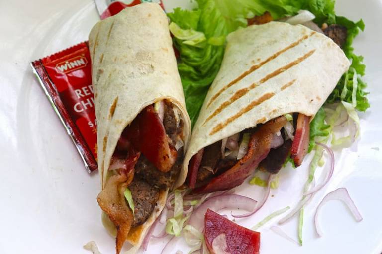 Pork Sausage & Bacon Wrap