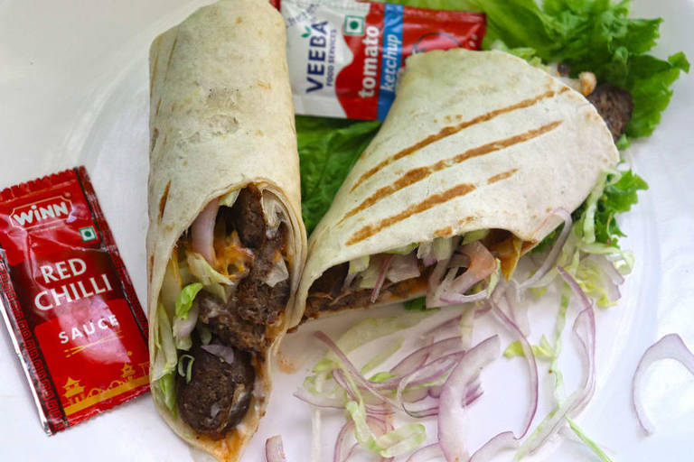 Pork Sausage Wrap