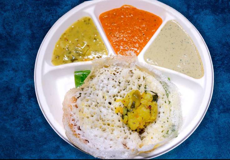 Ghee mulbagal jain masala dosa without red chatni
