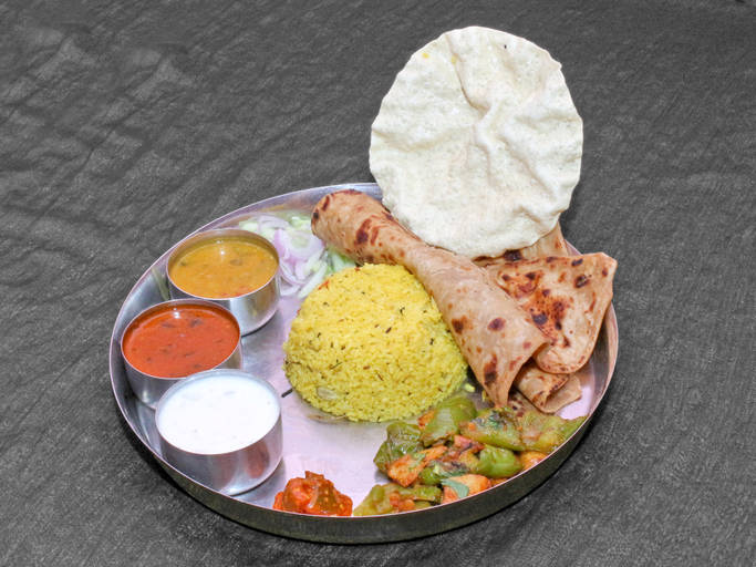 Plain Paratha Meals
