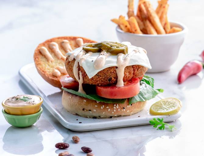 Mexican Veg Burger