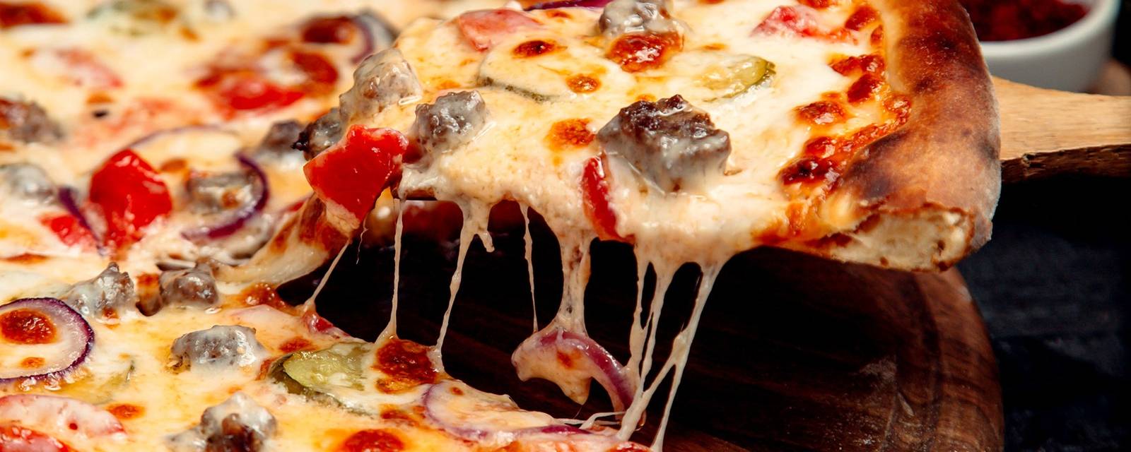 B Town Pizza's cover