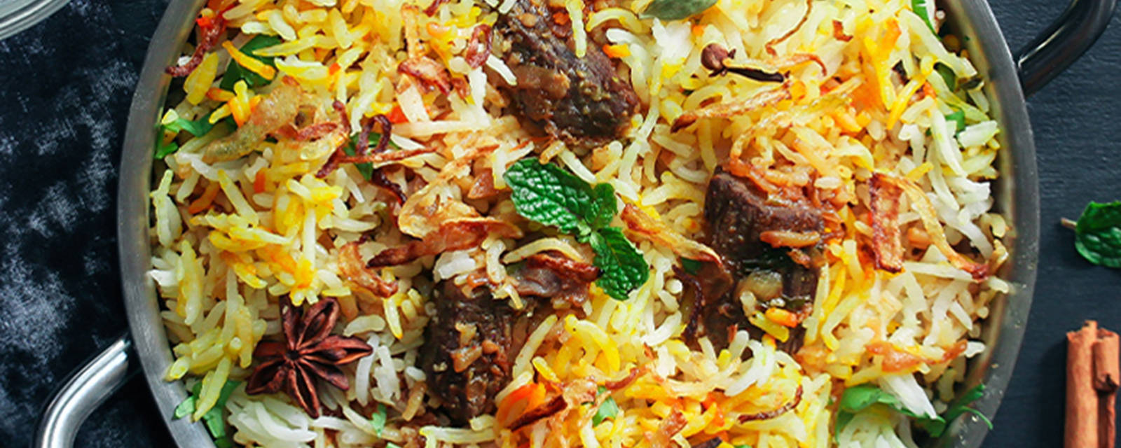 Akbar Biryani stall cover