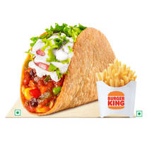 Crunchy Veg Taco + Fries (Reg).