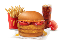 McAloo Tikki Double Patty Burger Combo 