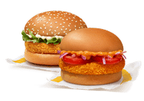 McVeggie Burger + McAloo Tikki Burger