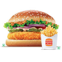 Veg Whopper Jr + Fries (Reg),