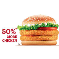 BK Chicken Double Patty Burger