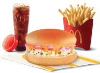 Masala McEgg Burger Combo