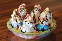 Exotic Fresh Fruit Sundae