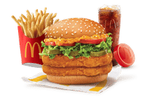 McSpicy Deluxe Chicken Double Patty Burger Combo