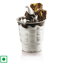 Hot Fudge Brownie Sundae
